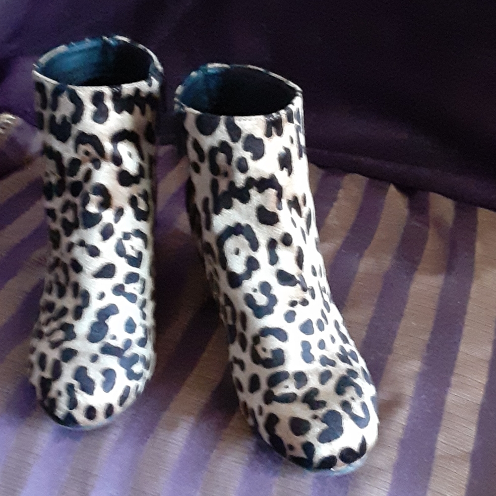 Cheetah Print Ankle Boot - image 2